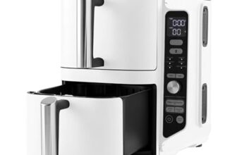 Ninja SL400EUWH Doppel XL Doppel-Heißluftfritteuse – weiß