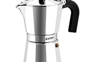 Monix Vitro Express | 6-Tassen-Kaffeemaschine aus Aluminium