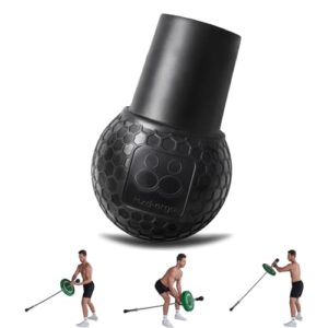 HXD-ERGO Landmine Aufsatz für Langhantel, Langhantel Zubehör Landmine Base Griffe für 2″ Olympiastangen, 50mm Landmine Befestigung für Krafttraining (Schwarz)