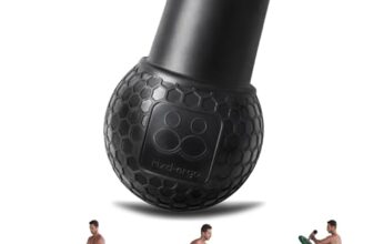 HXD-ERGO Landmine Aufsatz für Langhantel, Langhantel Zubehör Landmine Base Griffe für 2″ Olympiastangen, 50mm Landmine Befestigung für Krafttraining (Schwarz)