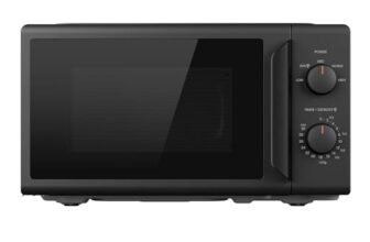 Comfee CMO-MP012ND(BK) Mikrowelle 20L, 700W, 5 Leistungsstufen, Drehteller, Auftaufunktion, Freistehend, Schwarz