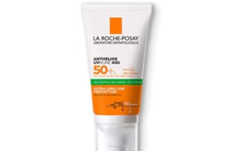 La Roche-Posay Anthelios UV Mune 400 Oil Control Gel-Creme LSF 50+ für empfindliche Haut, 50 ml Creme