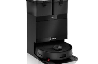 Bosch Spotless2 Saugroboter mit Wischfunktion, BCR2S1B, Schwarz