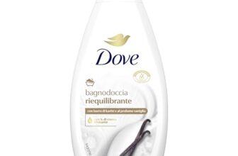 Dove Balancierendes Duschgel, dermo-natürliche Feuchtigkeitspflege, Sheabutter und Vanille, 1/4 Feuchtigkeitscreme, dermatologisch getestet, Schaumbad für Damen und Herren, 100% recycelte Flasche*