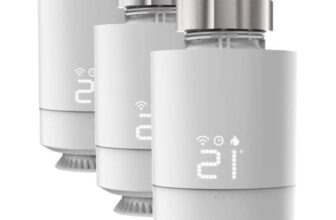 Hama Smartes Heizkörperthermostat (Erweiterung für Heizungssteuerung WLAN, Smart Home Heizungsregler für alle Ventile, programmierbarer Heizungsthermostat, individuell heizen per App, Energie sparen)