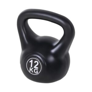 HOMCOM Kettlebell Kugelhantel 12 kg Gewicht-Hantel für Anfänger Zuhause
