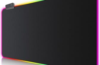 Gaming Mauspad RGB Mousepad 900x400mm XXL Extra Groß mit 14 Beleuchtungs Modi 7 LED Farben Wasserdicht Anti Rutsch für Computer PC Laptop Tastatur Professionelle Gamer, Schwarz
