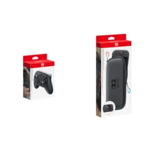 Nintendo Switch 2 Pro Controller + Nintendo Switch 2-Tasche und -Schutzfolie
