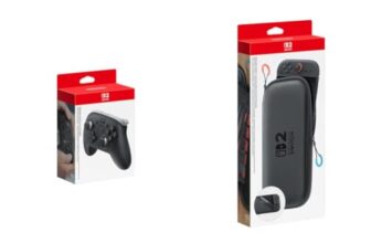 Nintendo Switch 2 Pro Controller + Nintendo Switch 2-Tasche und -Schutzfolie