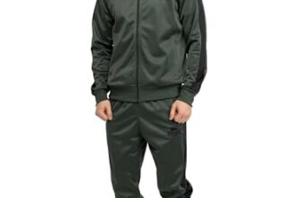 Lonsdale Herren Trainingsanzug normale Passform PEMBER, Olive/Black, M