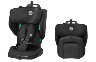 Maxi-Cosi Nomad Plus2, Klappbarer Kindersitz, 76-105 cm, Authentic Black