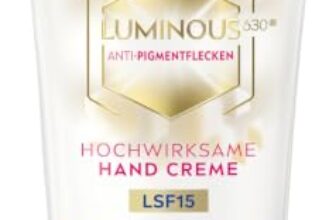 NIVEA Luminous 630 Hand Creme LSF15 (50 ml), Pflegecreme reduziert Pigmentflecken und beugt der Neuentstehung vor, hochwirksame Anti-Pigmentflecken Creme für die Hände
