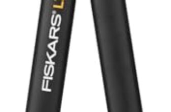 Fiskars PowerGear II Bypass-Getriebeastschere für frisches Holz, Antihaftbeschichtet, Gehärteter Präzisionsstahl, Länge: 46 cm, Schwarz/Orange, L70, 1002104