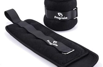 Fragraim Gewichtsmanschetten Fuß, Fußgewichte,Handgelenk Gewichte 1KG 1 Paar, Gewichte für Beine, Gewichtsmanschetten Hand und Fussgewichte- für Fitness, Bewegung, Laufen, Gymnastik