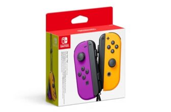 Nintendo Switch Joy-Con 2er-Set Neon-Lila/Neon-Orange