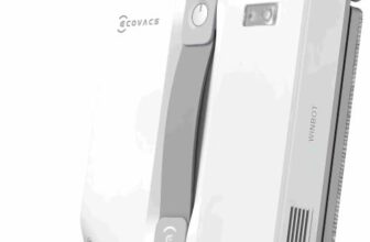 ECOVACS WINBOT Mini Fensterputzroboter, Grau,für kleine Fenster