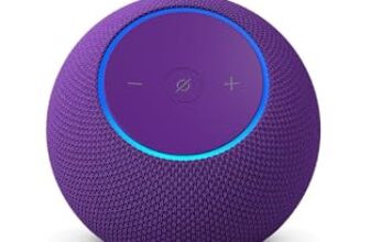 Amazon Echo Dot Max (neueste Generation), Lautsprecher mit raumfüllendem Klang und integriertem Smart-Home-Hub, Amethyst, mit Alexa+ Early Access