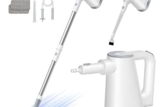 FEPPO Dampfreiniger 12-in-1 mit abnehmbarem Handdampfreinigerad