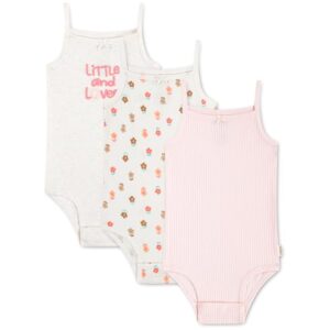 Huggies GIRLS Huggies 3Pk Bodysuit Huggies Oatmeal Htr 3 Months
