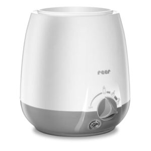 reer Simply Hot Flaschenwärmer Baby, für Fläschchen und Gläschen, Weiß/Grau