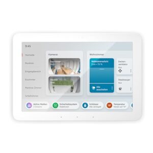 Zertifiziert und generalüberholt Echo Hub | Smart-Home-Bedienpanel (8 Zoll) mit Alexa | Kompatibel mit Tausenden Geräten