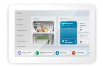 Zertifiziert und generalüberholt Echo Hub | Smart-Home-Bedienpanel (8 Zoll) mit Alexa | Kompatibel mit Tausenden Geräten