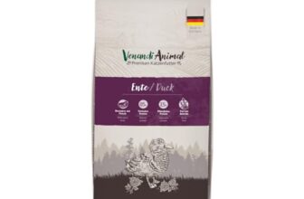 Venandi Animal – Premium Katzenfutter – Ente, mit viel frischem Geflügel, Trockenfutter, getreidefrei 1er Pack (1 x 1,5kg)