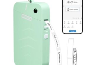 ORGSTA S001 Etikettendrucker Selbstklebend Etikettiergerat Bluetooth