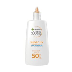 Garnier Ambre Solaire Super UV Fluid LSF 50+ gegen Pigmentflecken, 40 ml
