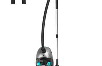 Cecotec Bodenstaubsauger mit Beutel 2L Conga Powerbag 2000 Compact Plus. 800W, Hochleistungsfilterung, Metall-Teleskoprohr, Inklusive Möbel- und Eckenzubehör