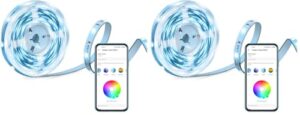 Tapo LED Strip 5M, Wifi LED Streifen, 16 Mio. Farben, dimmbar, APP Steuerung, schneidbar, kompatibel mit Amazon Alexa, Hey Google, kein Hub notwendig, energiesparend L900-5 (Packung mit 2)