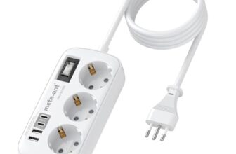 meta-ant Adapter Italien, 7-in-1 Reiseadapter Typ L
