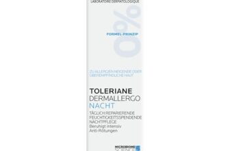 La Roche-Posay Toleriane Dermallergo beruhigende Nachtcreme, Gesicht, 40 ml
