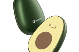 Gaiatop Handwärmer wiederaufladbar, 2er-Pack, Avocado magnetisch Design