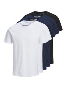 JACK & JONES JJEORGANIC Basic Tee SS O-Neck 5PK MP