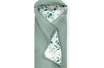 hauck Einschlagdecke/Kuscheldecke Snuggle N Dream – Leaves Mint
