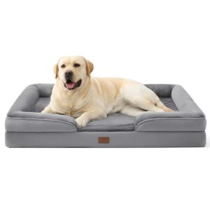 BEDSURE orthopädisches Hundebett ergonomisches Hundesofa, 114x81cm