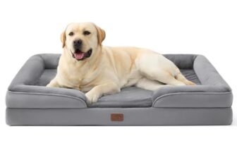 BEDSURE orthopädisches Hundebett ergonomisches Hundesofa, 114x81cm