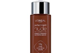 L’Oréal Paris Getöntes Serum, Pflegende, flüssige Foundation mit Hyaluronsäure, Perfect Match Tinted Serum, Nr. 10-12 intensiv dunkel, 1 x 30 ml