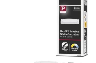 Paulmann 500.46 Smart Home Zigbee Maxled Tunable White Controller max. 144W 24V DC Schaltgerät 50046 – Amazon Echo Plus kompatibel