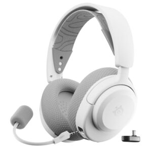 SteelSeries Arctis Nova 3X Wireless Xbox Headset – Gaming Headset Wireless – App-Steuerung – 40 Std. Akku & Schnellladefunktion – 2,4 GHz/Bluetooth – Abnehmbares Mikrofon – Für Xbox, PC & mehr – Weiß