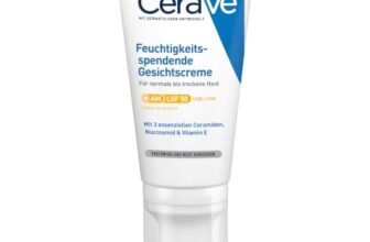 CeraVe Feuchtigkeitsspendende Gesichtscreme LSF 50, UVA- & UVB-Schutz, 50ml