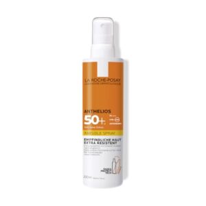 La Roche-Posay Anthelios Invisible Spray LSF 50+, Transparentes Sonnenspray ohne Duftstoffe für empfindliche & zu Sonnenallergie neigende Haut, 200 ml