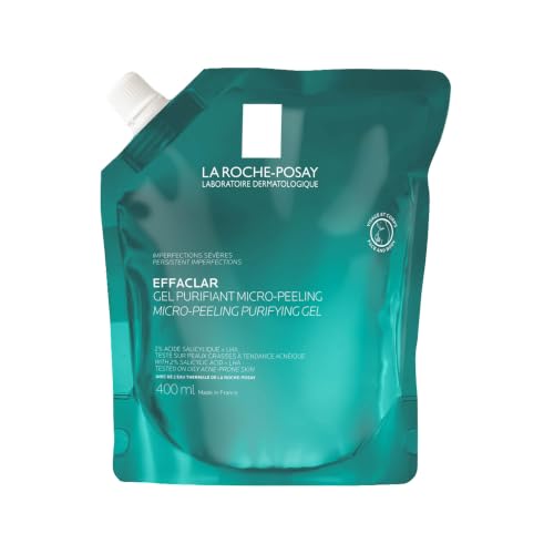 La Roche-Posay Effaclar Mikro-Peeling Reinigungsgel Reinigung für Gesicht und Körper bei Akne und unreiner Haut