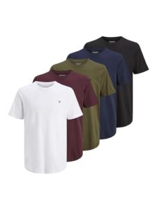 JACK & JONES Jprblabrody Tee Ss Crew Neck 5Pk Mp Noos