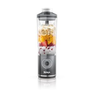 Ninja Blast Max tragbarer Mixer & Smoothie Maker, 570 ml, Kühles Grau