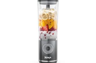 Ninja Blast Max tragbarer Mixer & Smoothie Maker, 570 ml, Kühles Grau