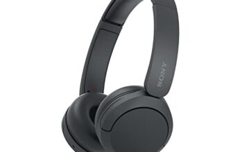 Sony WH-CH520 Kabellose Bluetooth-Kopfhörer – bis zu 50 Stunden Akkulaufzeit mit Schnellladefunktion, On-Ear-Modell – Schwarz