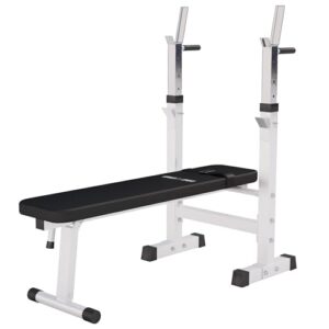 GORILLA SPORTS® Hantelbank mit Ablage, klappbar, verstellbar, bis 200 kg