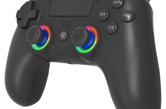 SUBSONIC – Wireless-Controller für PS5 und PC – RGB LED – Schwarz